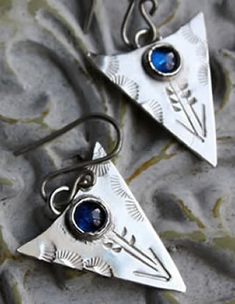 earrings with sapphire for september birthstone