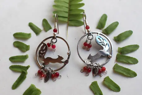 Under the berries earrings