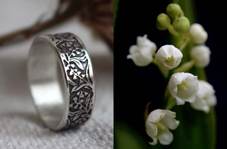 Lily of the Valley Ring