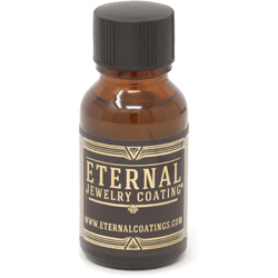 Eternal jewelry coating, clear protective polish-on sealant from tarnish, wear and prevent allergies