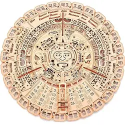 Wood Trick Mayan Wall Calendar 3D Wooden Puzzles